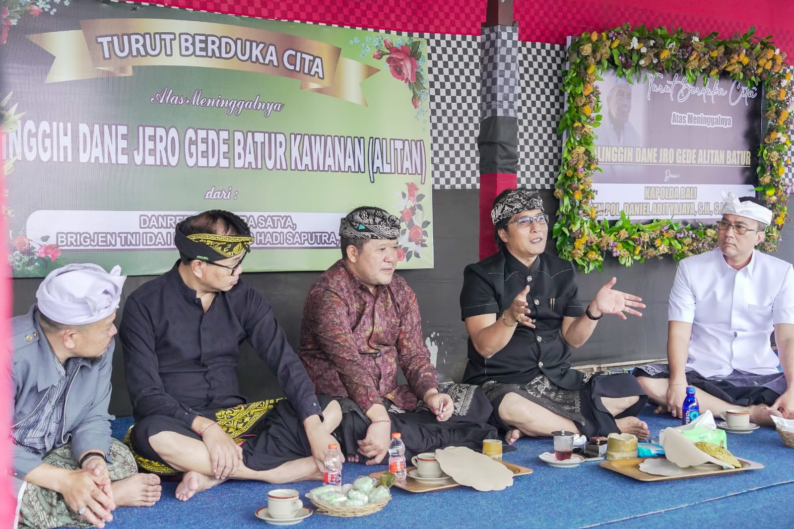 Bupati Giri Prasta Melayat ke Rumah Duka Dane Jero Gede Batur Kawanan Kintamani, Bangli