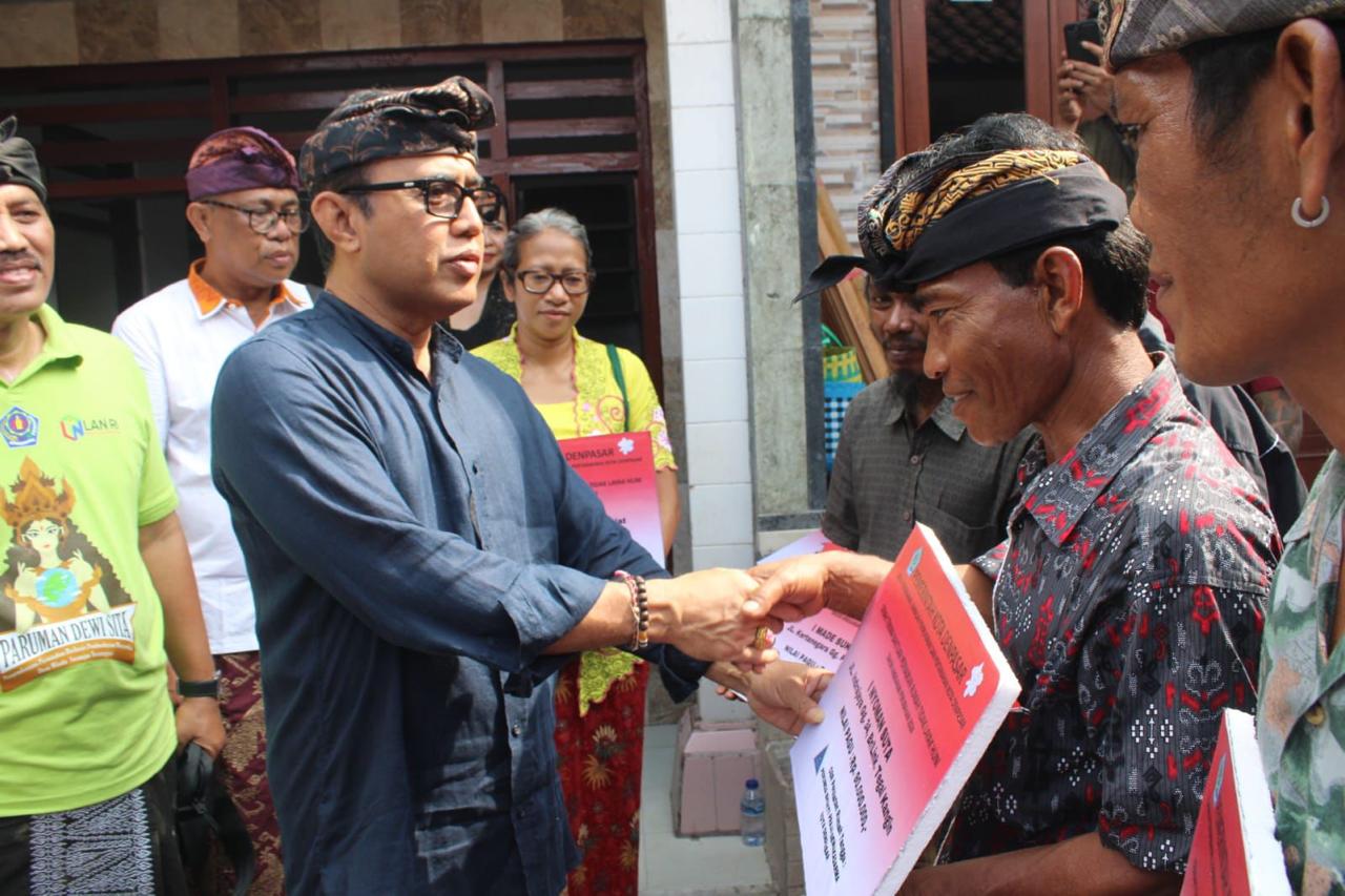 Bantu Masyarakat Kurang Mampu, Pemkot Denpasar Anggarkan 20 Unit Bantuan Rumah Layak Huni