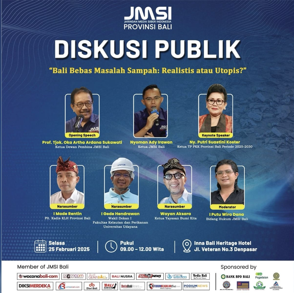 JMSI Bali Gelar Diskusi Publik Sambut HUT Ke-5 dan Peringatan HPSN