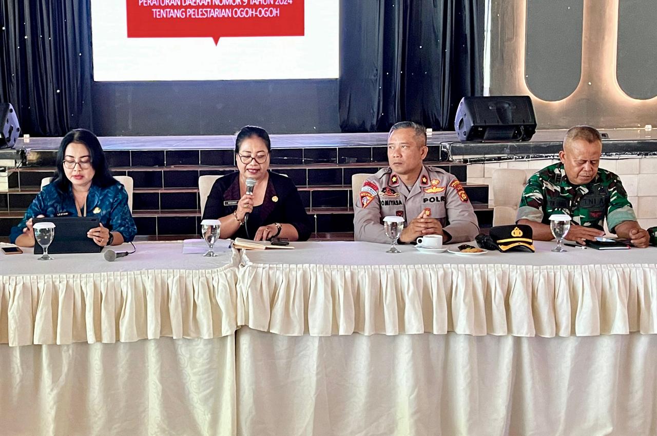 Kecamatan Dentim Gelar Forkopimcam Bahas Persiapan Pengamanan Pamelastian, dan Hari Nyepi Caka 1947