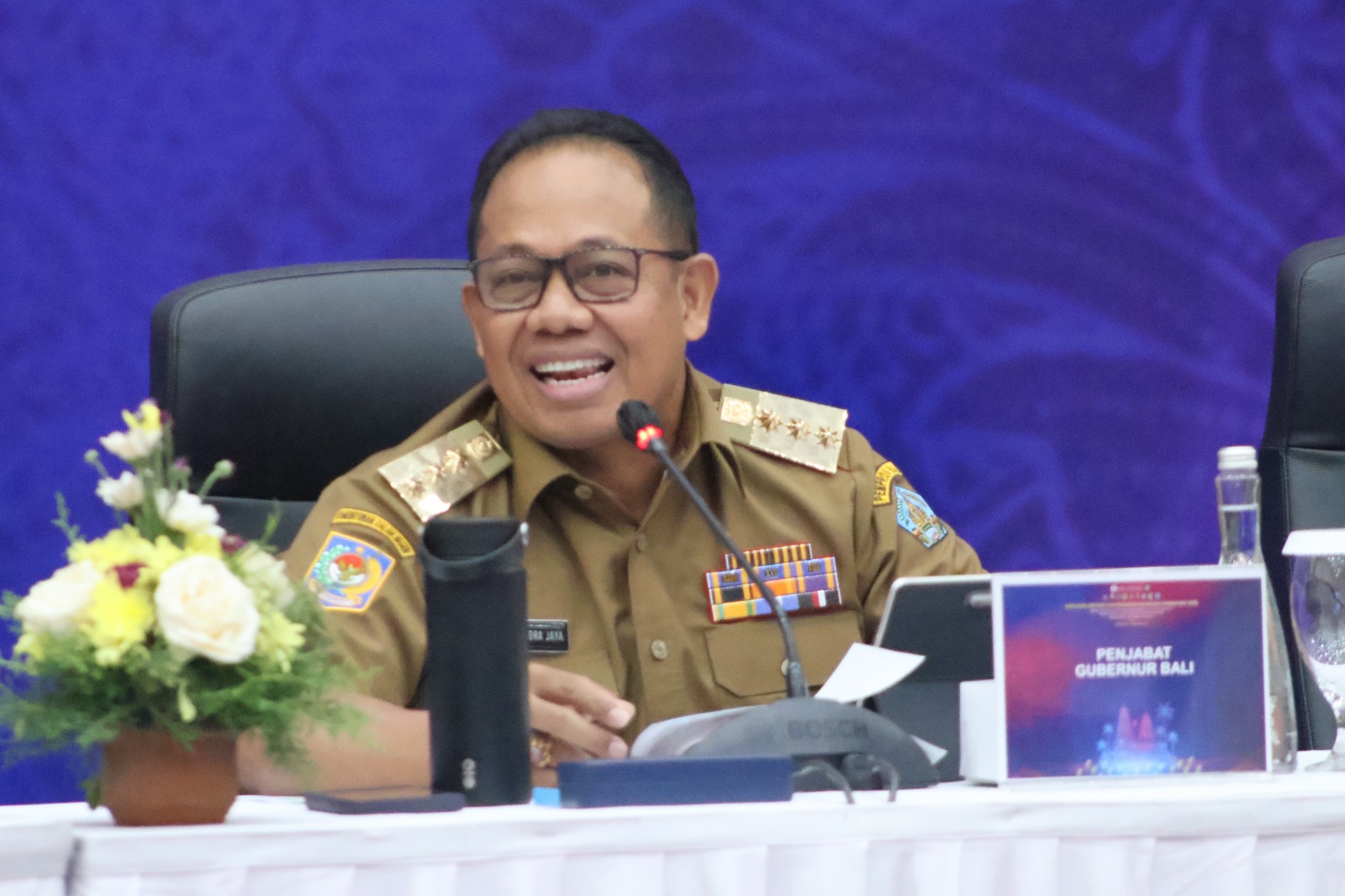 Pimpin High Level Meeting TPID, Pj. Gubernur Mahendra Jaya Tekankan Strategis Jaga Inflasi