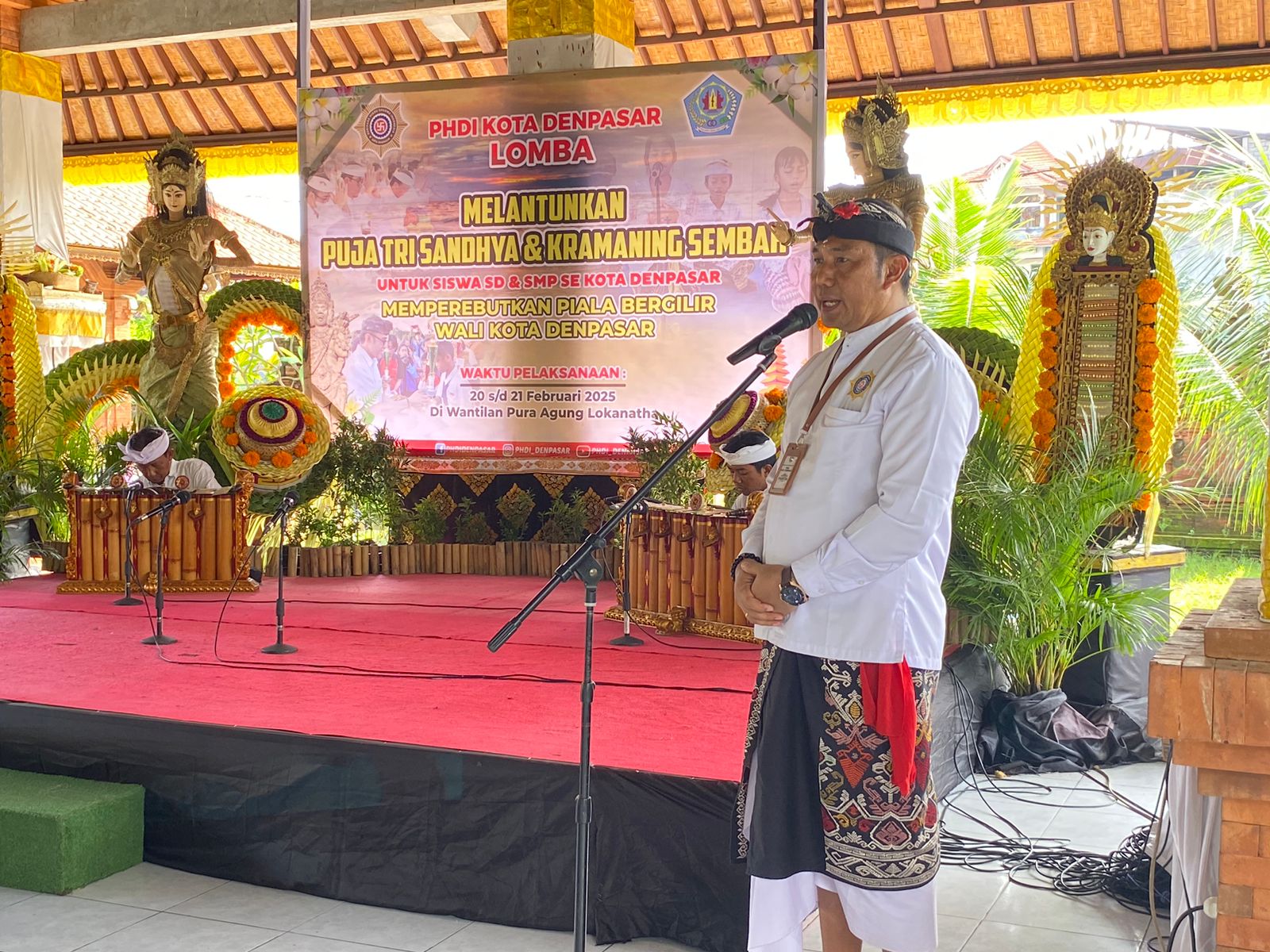 Meriahkan HUT Kota Denpasar, PHDI Gelar LombaTrisandhya-Kramaning Sembah