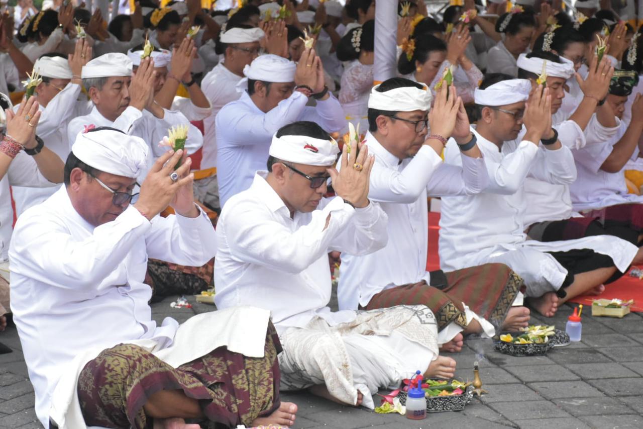 Nyepi Caka 1947, Pemkot Denpasar Gelar Tawur Agung Tilem Kesanga di Catus Pata Patung Catur Muka