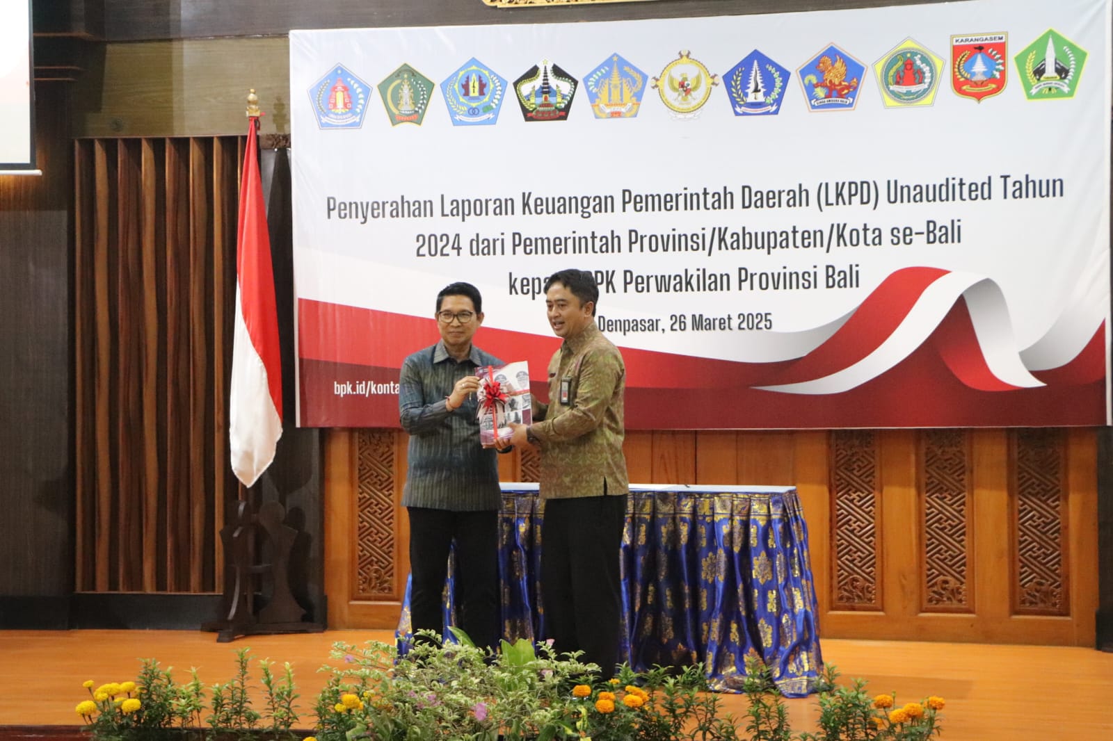 Bupati Badung Serahkan LKPD Unaudited 2024 Kepada BPK Perwakilan Bali