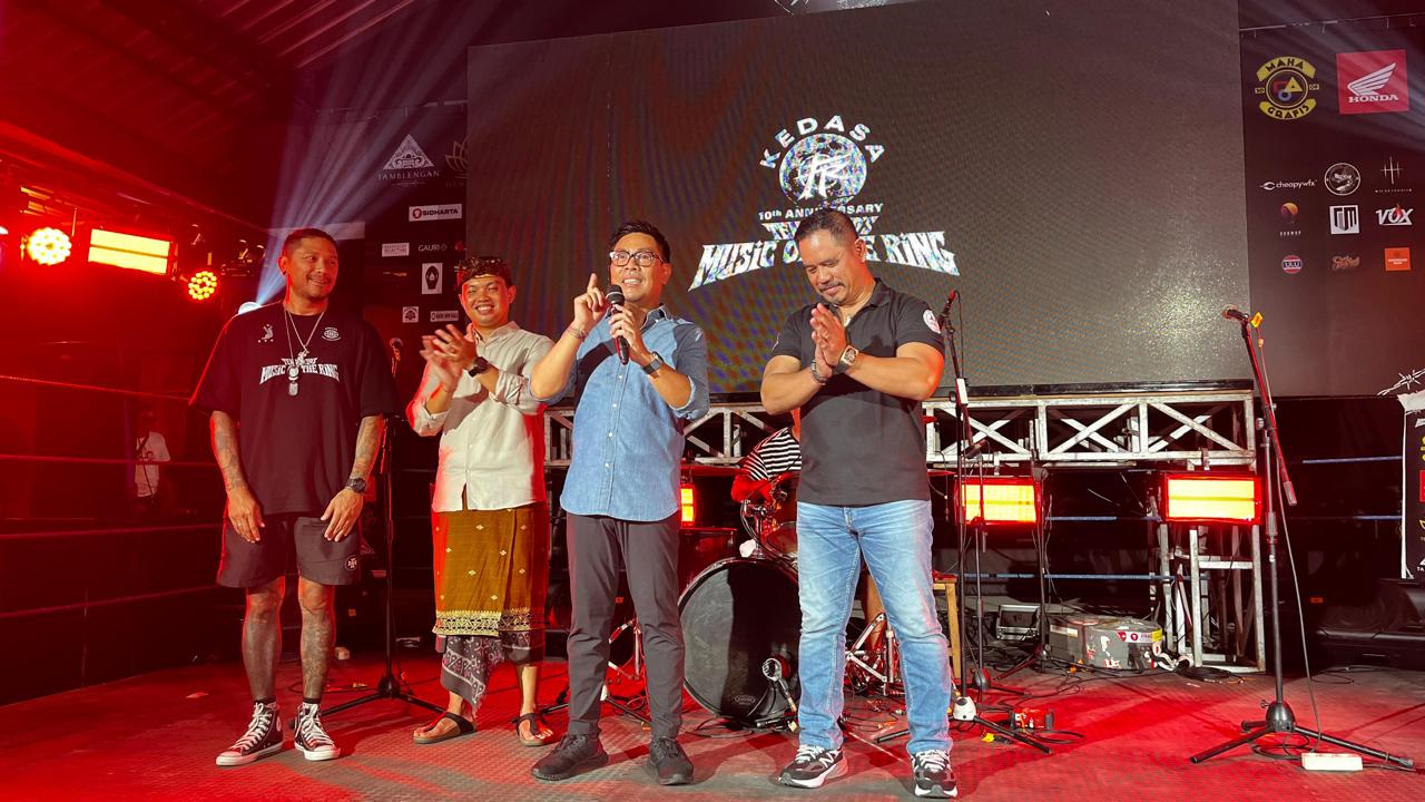 Wawali Arya Wibawa Apresiasi Gelaran Ten Rounds Musik in The Ring