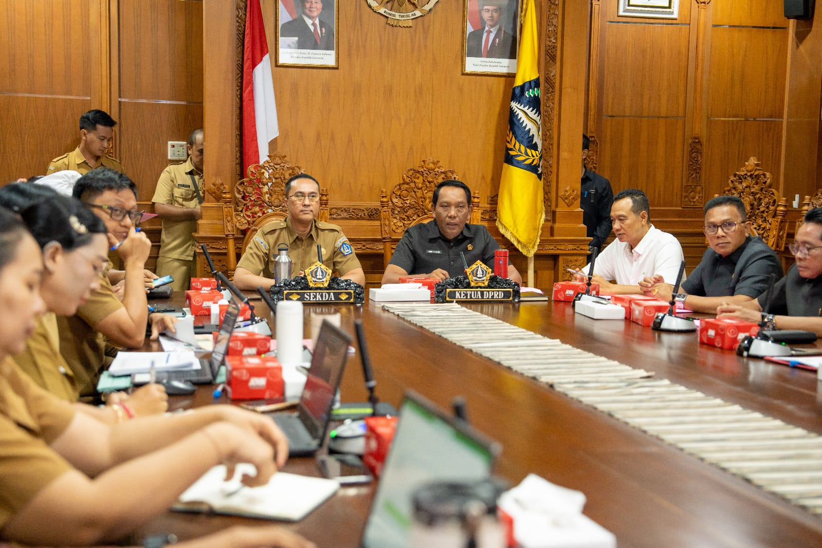 Bahas Penetapan Hasil Evaluasi Raperda RTRW 2025–2045, Pemkab Badung Rapat Strategis Bersama DPRD Badung