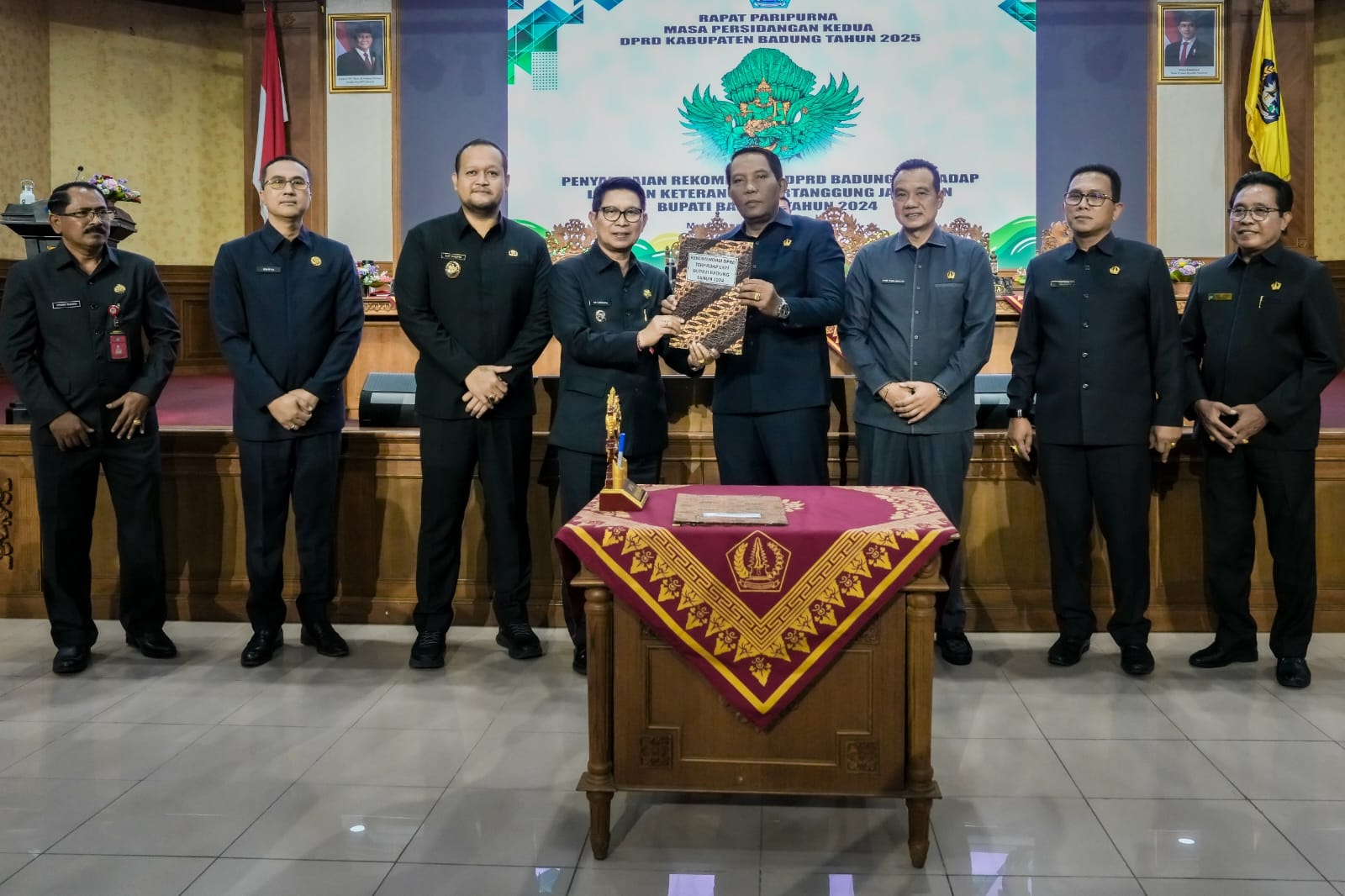 Rapat Paripurna Penyampaian Rekomendasi DPRD Badung Terhadap LKPJ Bupati Badung 2024