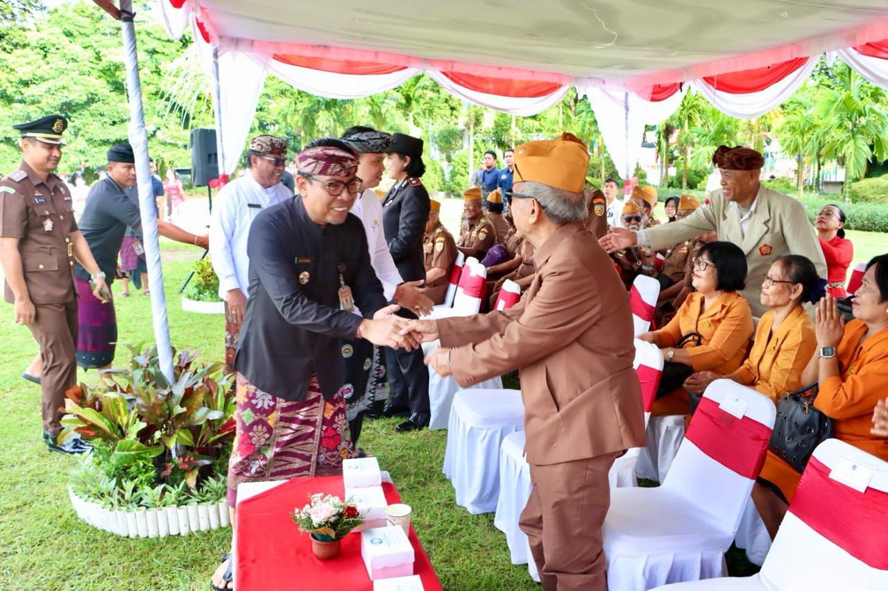 Wawali Arya Wibawa Pimpin Apel Peringati Serangan Umum Kota Denpasar Ke-79