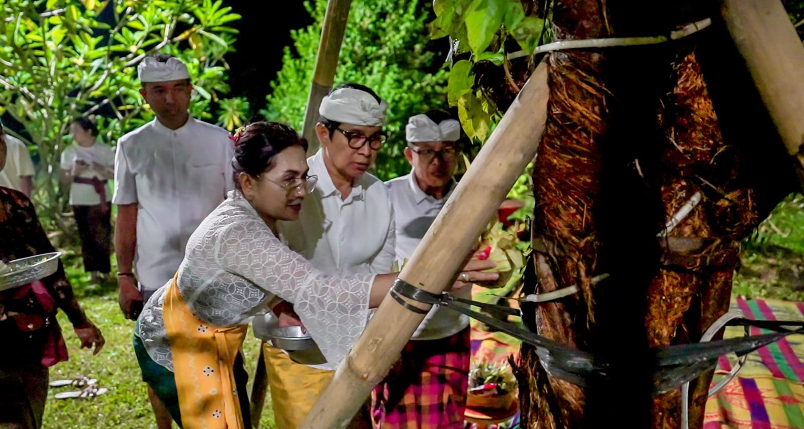 Lestarikan dan Jaga Keseimbangan Ekologis, Bupati Adi Arnawa Tanam Pohon Bodhi