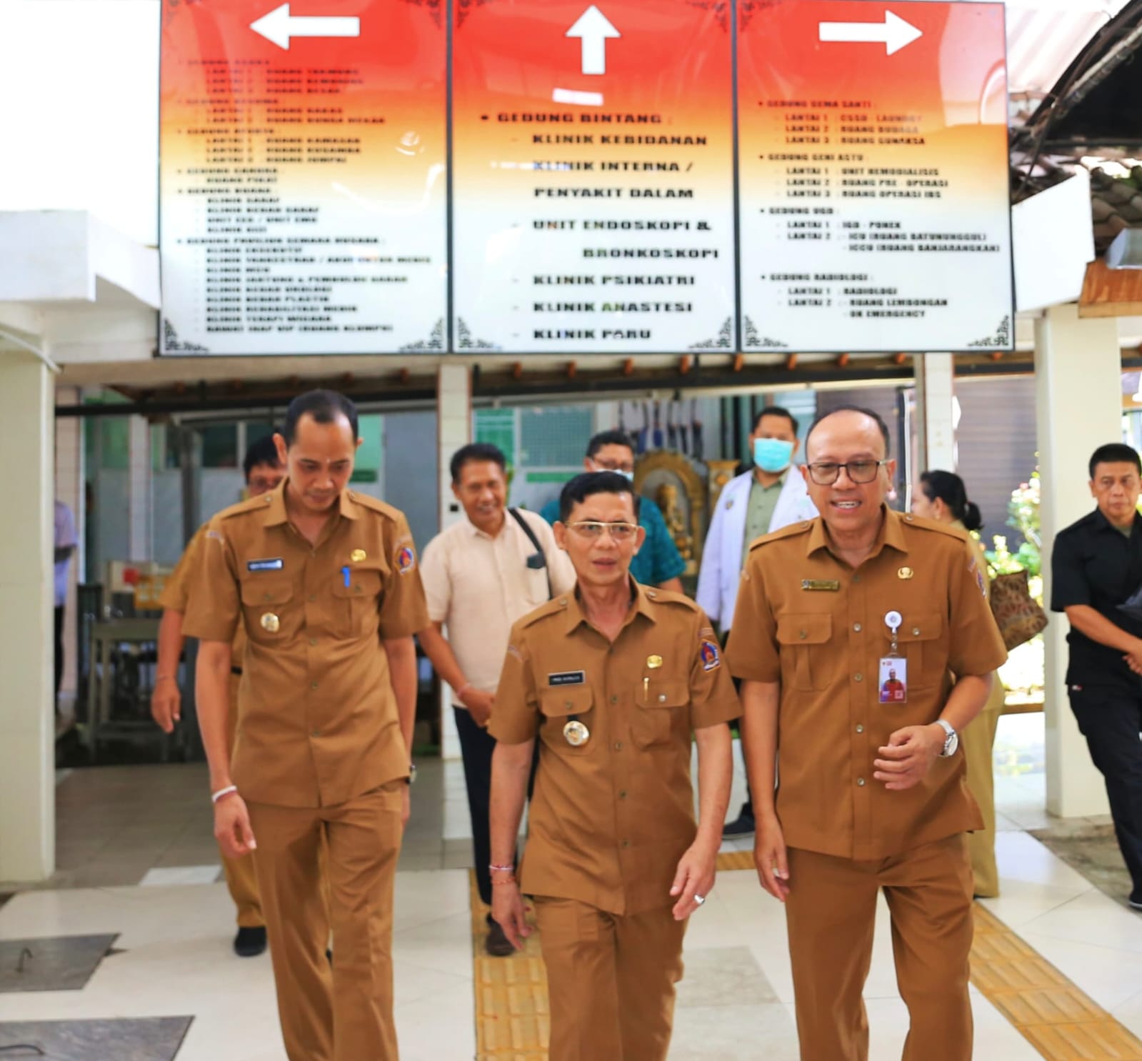 Bupati Satria Tinjau Pembangunan Rumah Duka di RSUD Klungkung