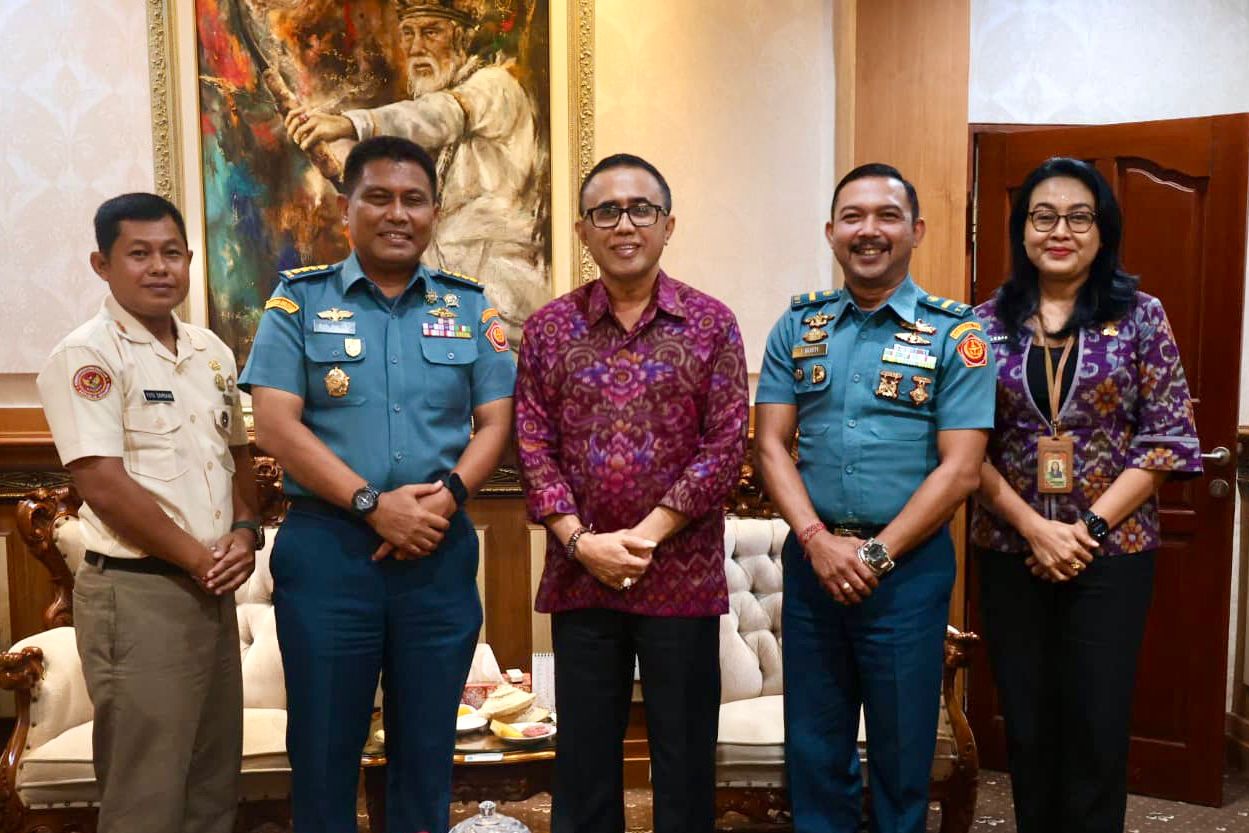 Walikota Denpasar Terima Kunjungan Kepala Oditurat Militer III-13 Denpasar