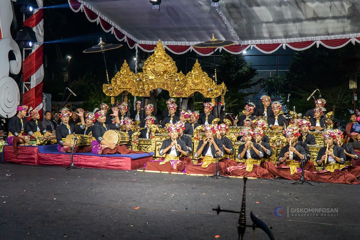 Seka Gong Kebyar Duta Kabupaten Bangli 2025 Pentas di Alun-alun Bangli