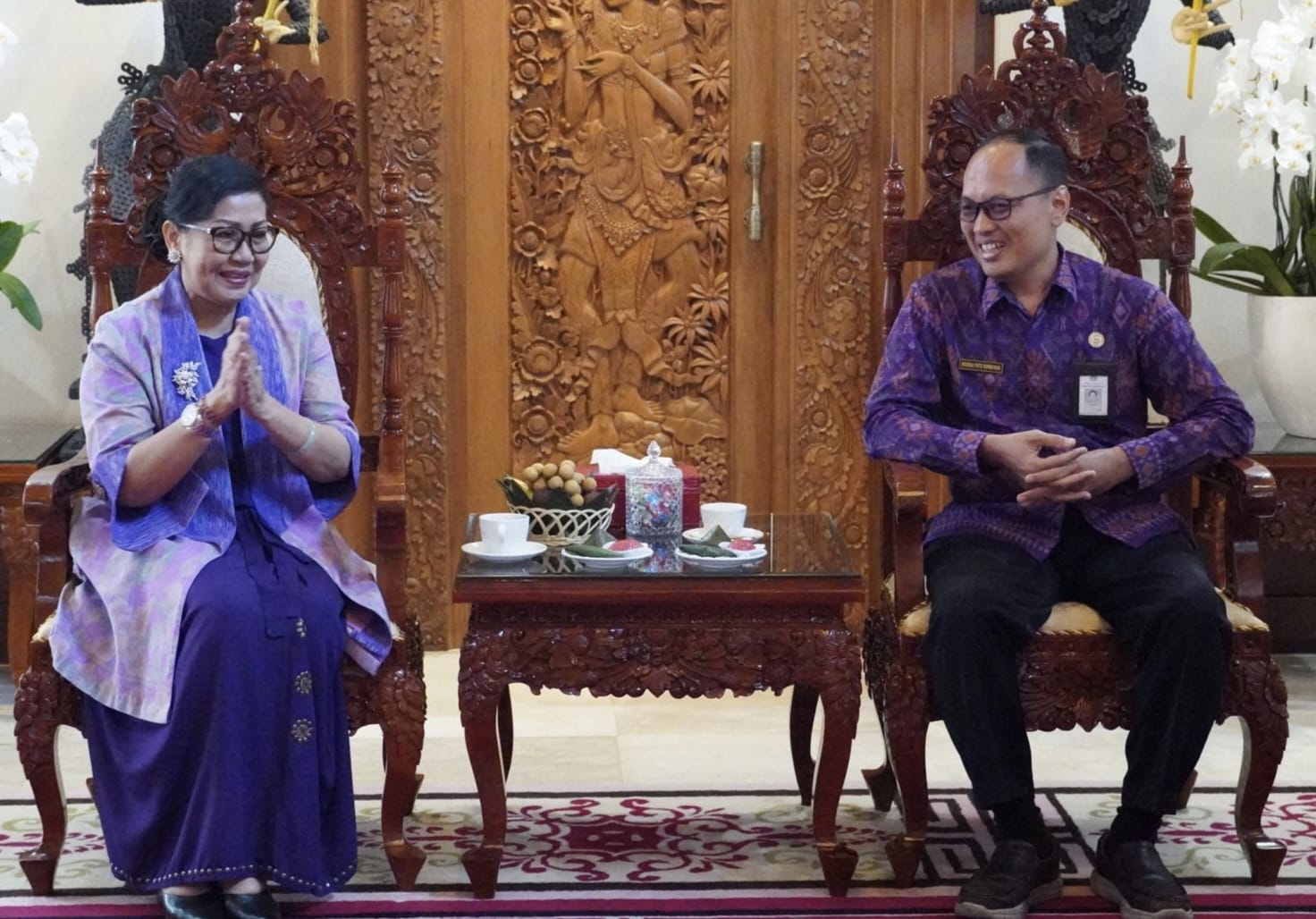 Ny. Putri Koster Apresiasi SMA Negeri 1 Seririt Kelola Sampah Berbasis Sumber