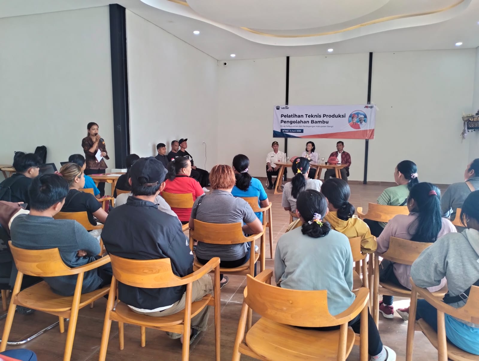 Pelatihan Teknik Produksi Bambu Diharapkan Mampu Tingkatkan Daya Saing IKM Bangli