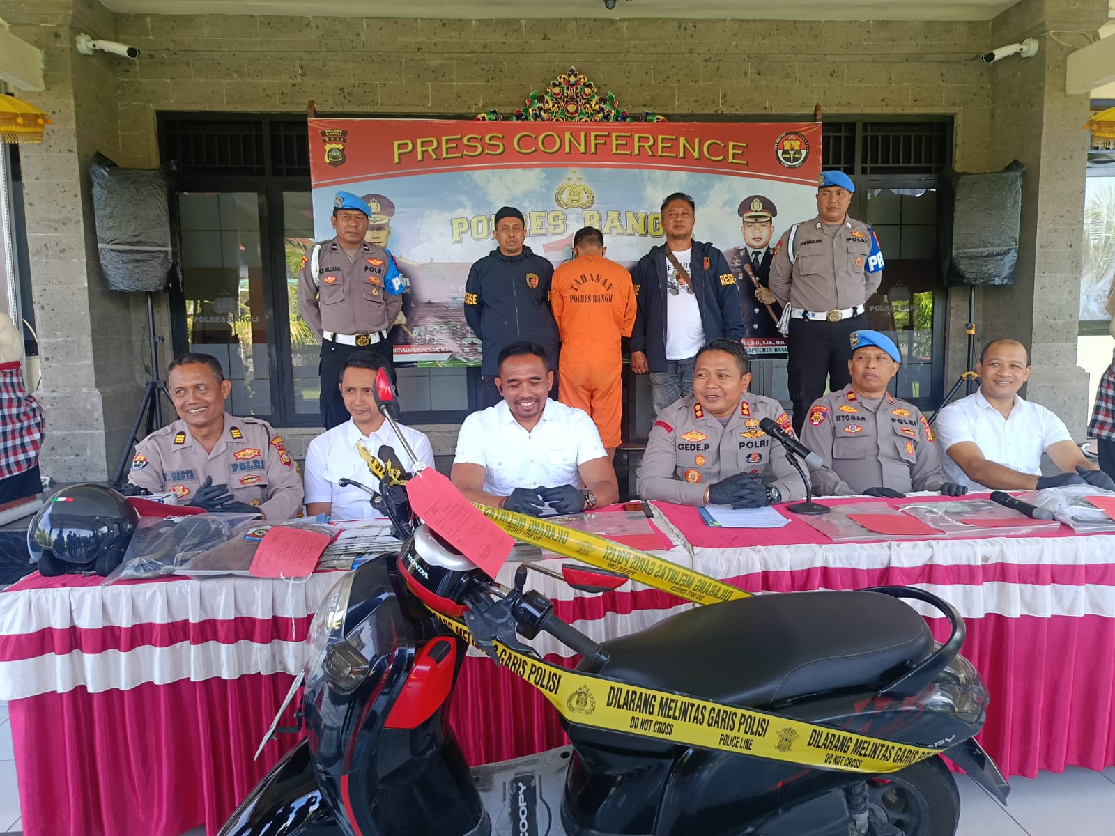 Resmob Polres Bangli Ciduk Residivis Asal Pejeng, Gianyar