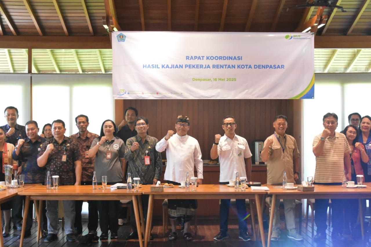 Pemkot Denpasar Komitmen Dukung Jaminan Sosial Ketenagakerjaan Bagi Pekerja Rentan