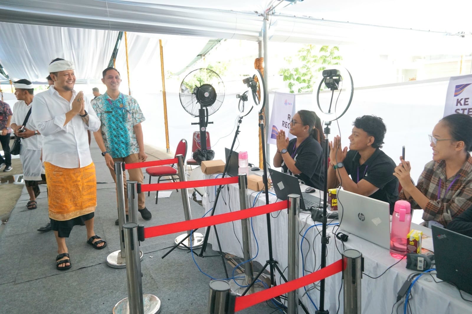 Wabup Bagus Alit Sucipta Tinjau Seleksi PPPK Badung Tahap II di Universitas Terbuka