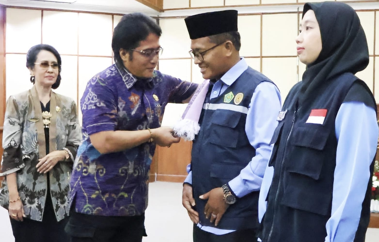 Wagub Giri Prasta Berpesan Kepada Jemaah Haji Asal Bali Tetap Kompak dan Pulang Sehat