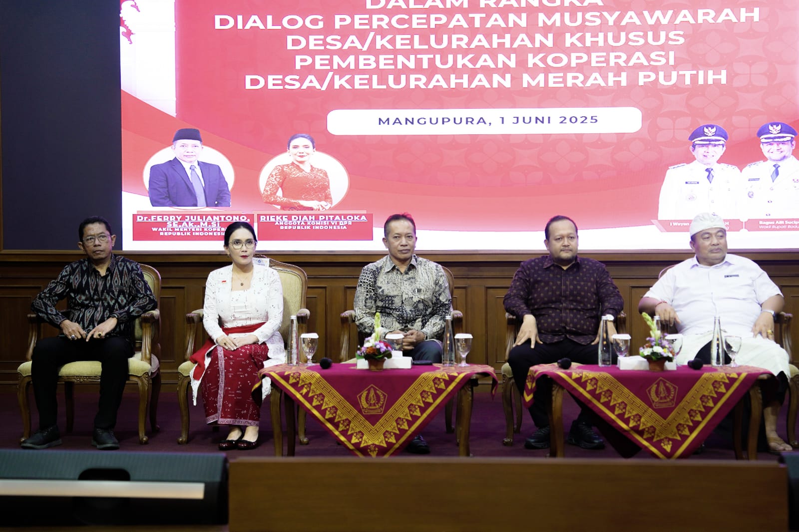 Dialog Percepatan Musyawarah Desa/Kelurahan Khusus Pembentukan Koperasi Merah Putih di Badung