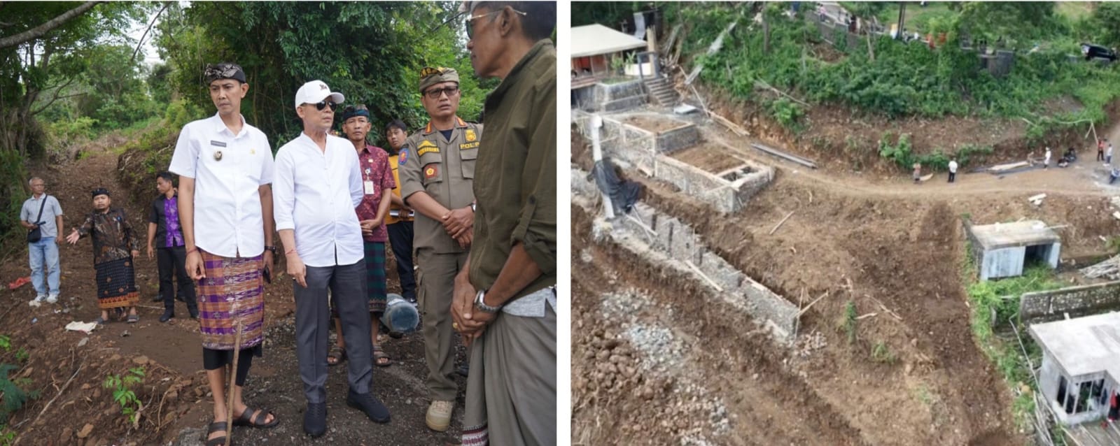 Tanpa izin, Bupati Satria Hentikan Proyek Bumi Perkemahan Bukit Tengah, Desa Pesinggahan