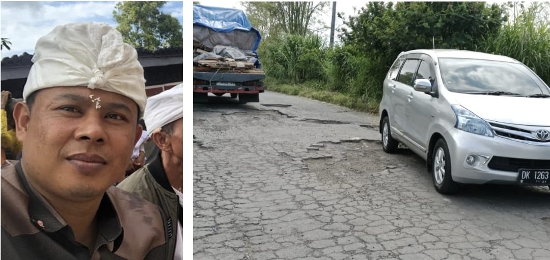 Lamban, Provinsi Bali Tangani Kerusakan Jalan di Bangli
