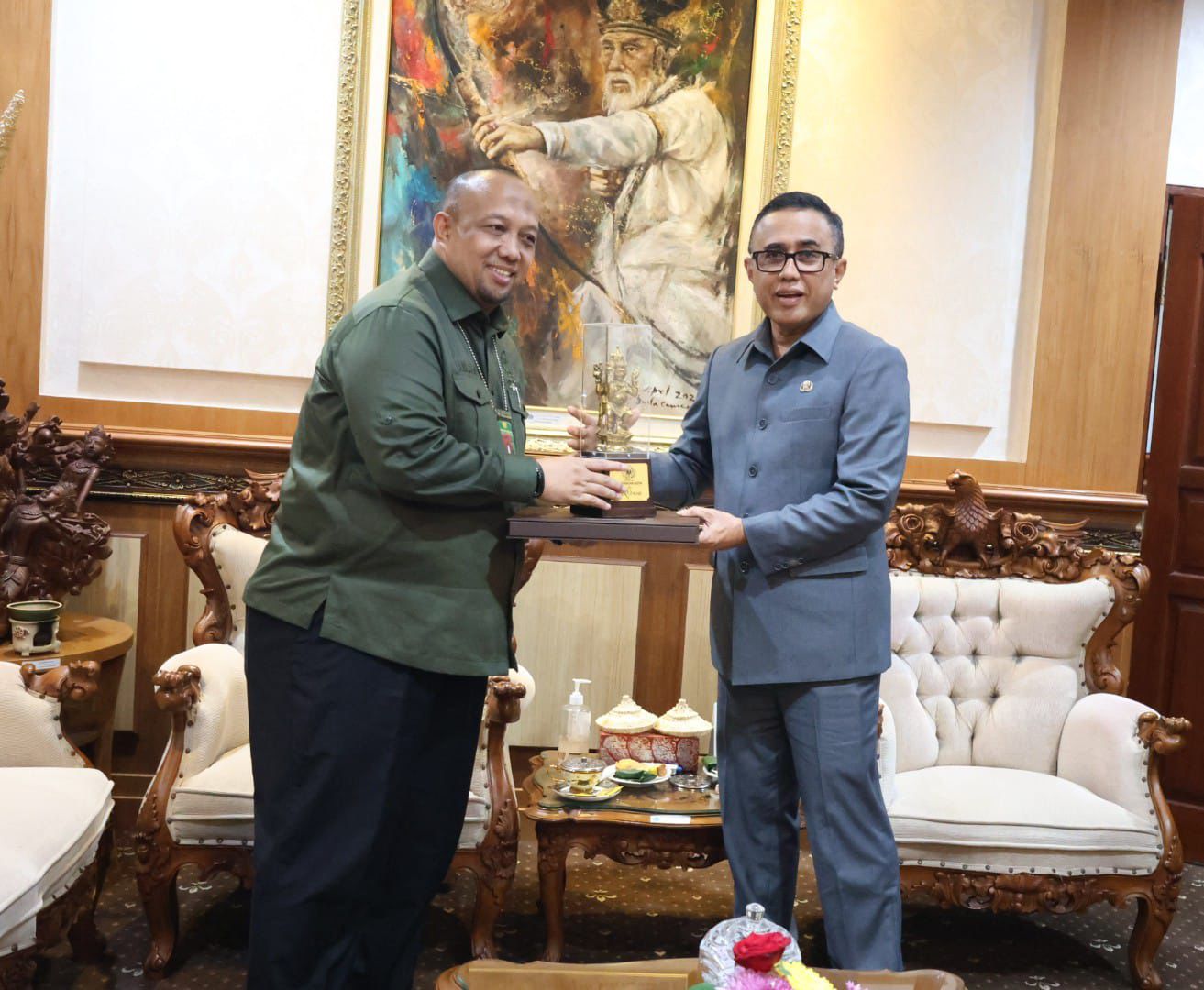 Walikota Jaya Negara Terima Kunjungan Ketua PN Denpasar Iman Luqmanul Hakim