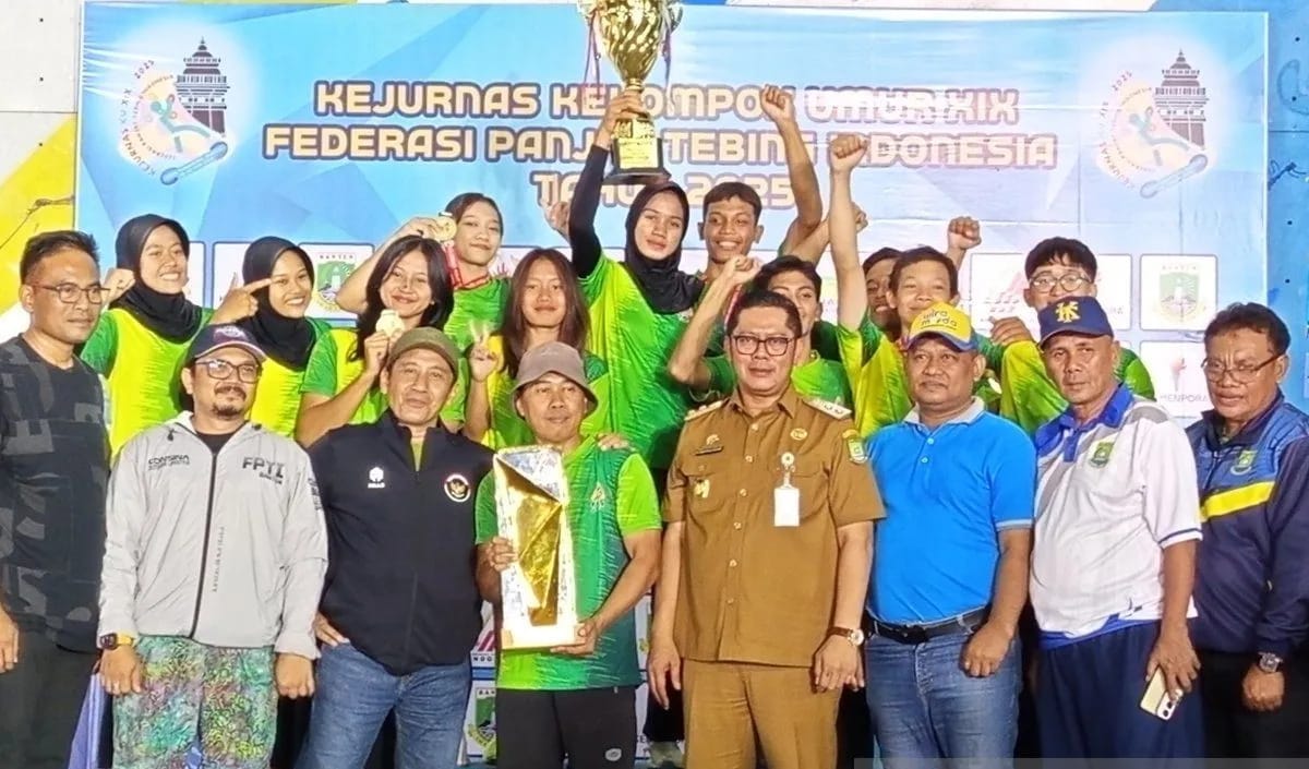 Kejurnas Panjat Tebing KU XIX/2025, Jatim Juara Umum, Bali Rebut 1 Perunggu