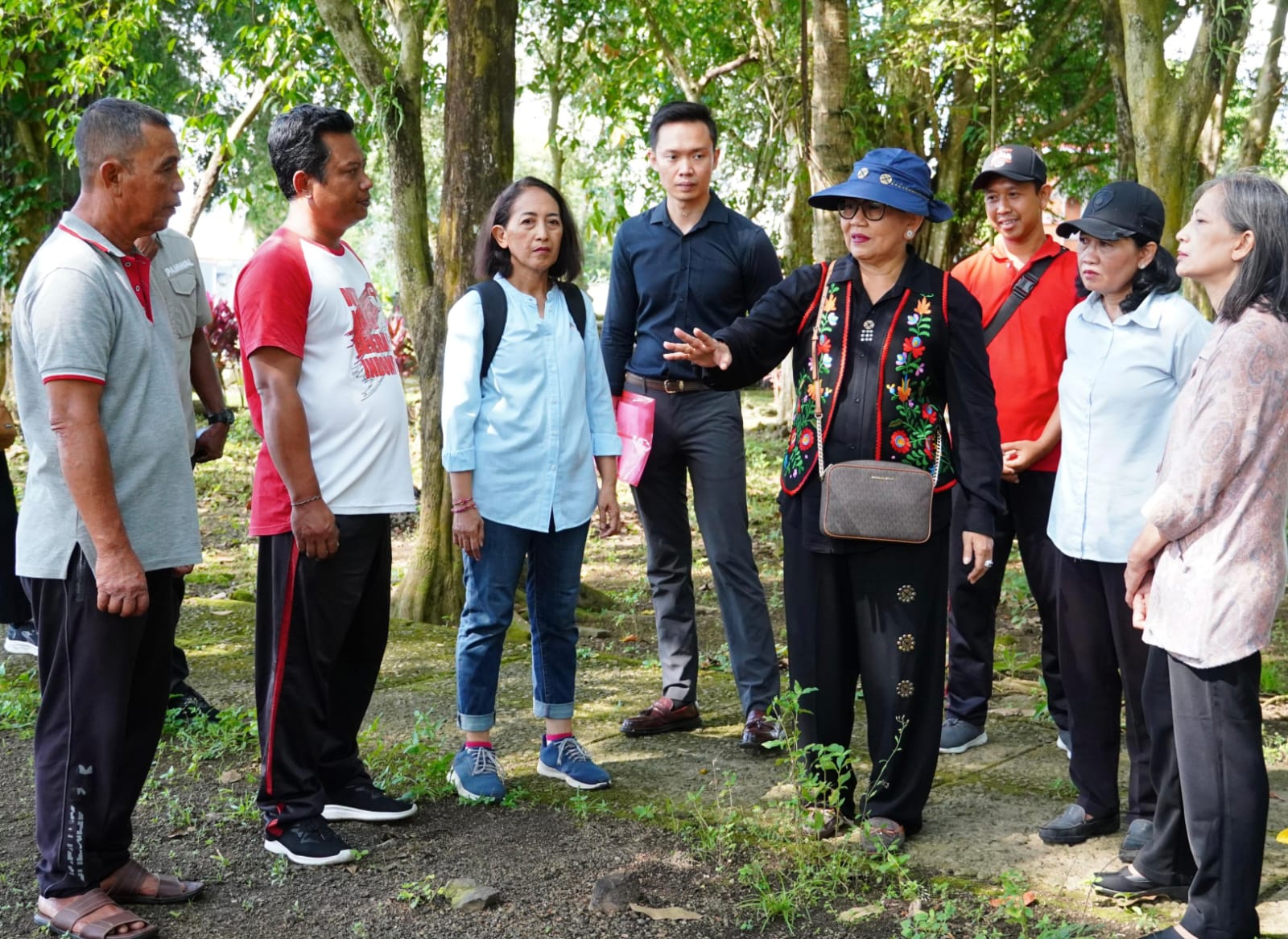Tinjau Taman Pujaan Bangsa Margarana, Ny. Putri Koster Dorong Perawatan dan Penguatan Nilai Patriotisme