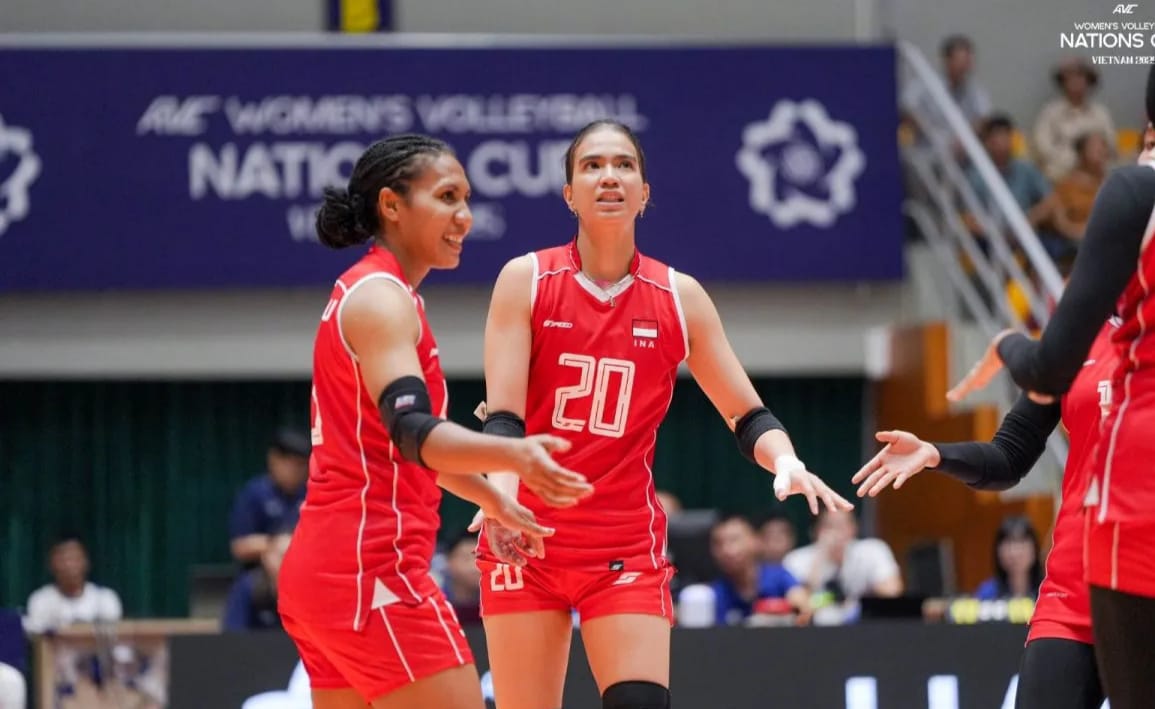 AVC Nations Cup 2025: Indonesia Libas Selandia Baru 3-0
