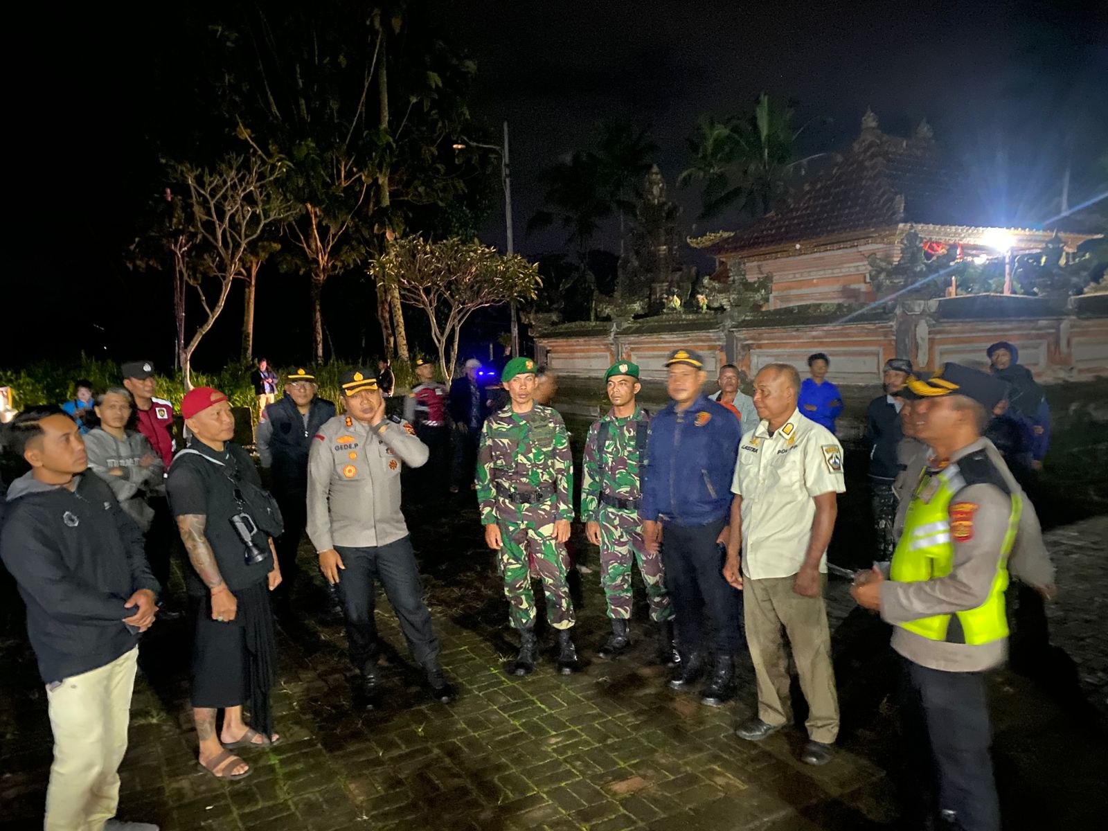 Polres Bangli Bersama TNI dan Satpol PP Gelar Patroli Gabungan