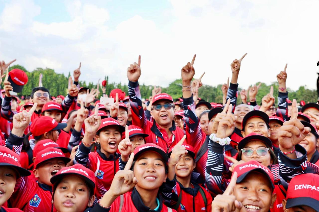 Hadiri Pembukaan Porjar Provinsi Bali 2025, Jaya Negara Gemakan Denpasar Juara