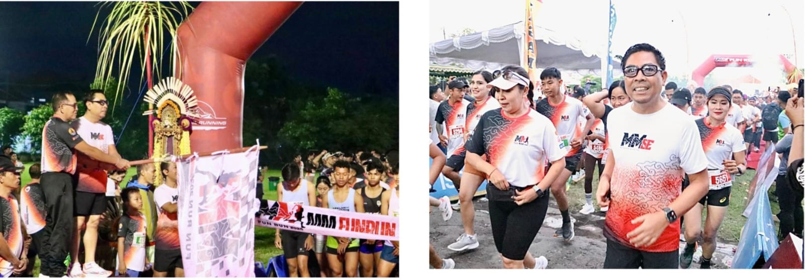 Wawali Kota Arya Wibawa Lepas Peserta MMSE Fun Run 5K dan 10K