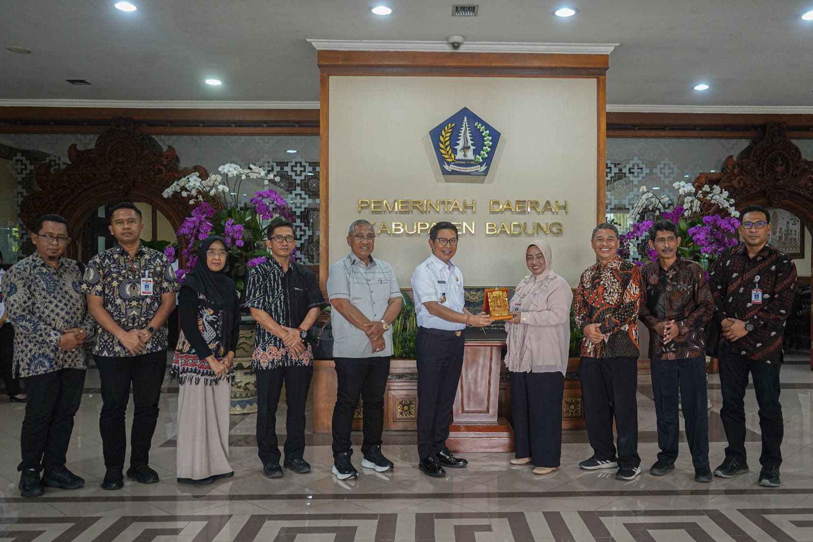 Bupati Badung Terima Kunja Bupati Purworejo Jawa Tengah di Puspem Badung