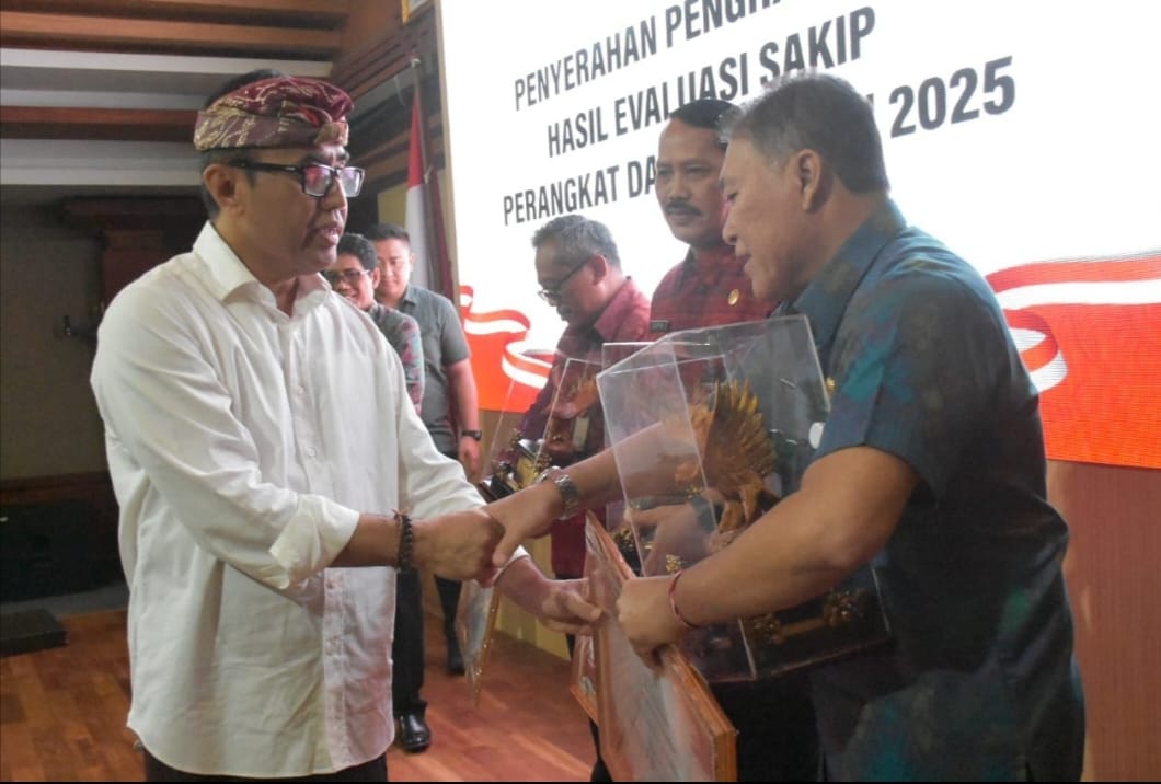 Dinas Damkar Raih Peningkatan Terbaik Hasil EValuasi SAKIP OPD,  Walikota Jaya Negara Target Predikat A
