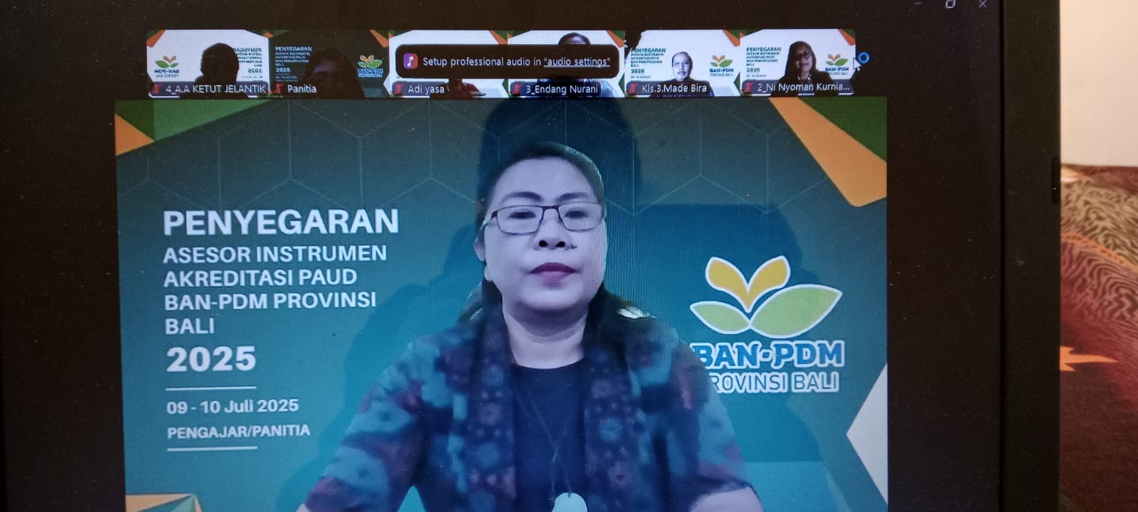BAN-PDM Provinsi Bali Gelar Penyegaran Assesor PAUD   