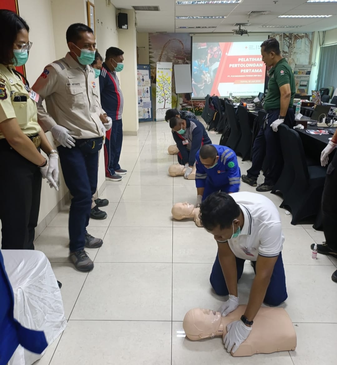 PLN Indonesia Power UBP Bali Gelar Pelatihan Pertolongan Pertama untuk Pegawai