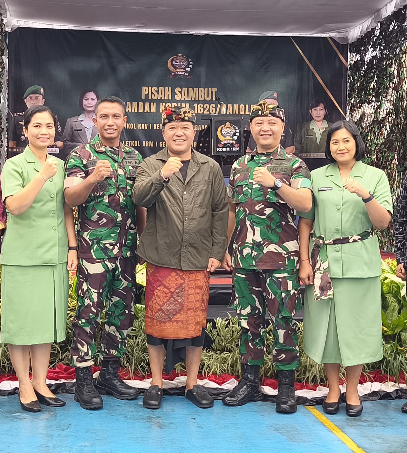 Bupati Sedana Arta Sambut Dandim 1626/Bangli Dengan Semangat Membangun