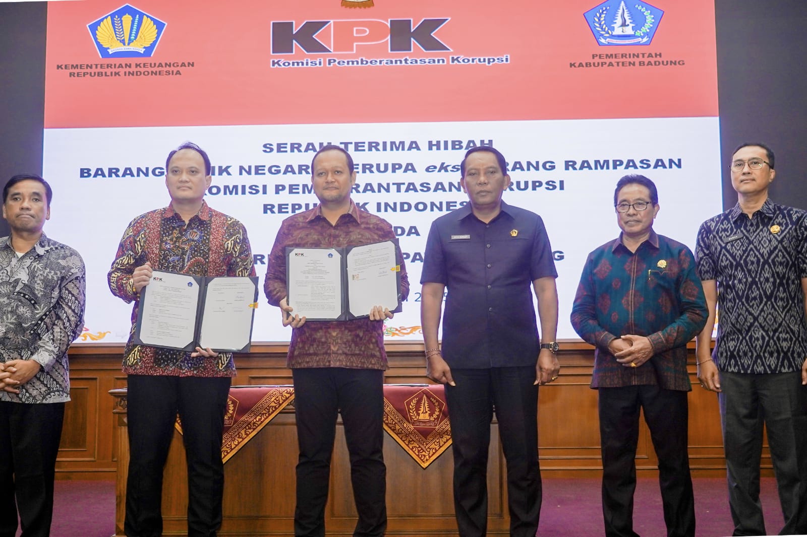Pemkab Badung Terima Hibah BMN Hasil Rampasan KPK RI, Pastikan Digunakan Kepentingan Publik