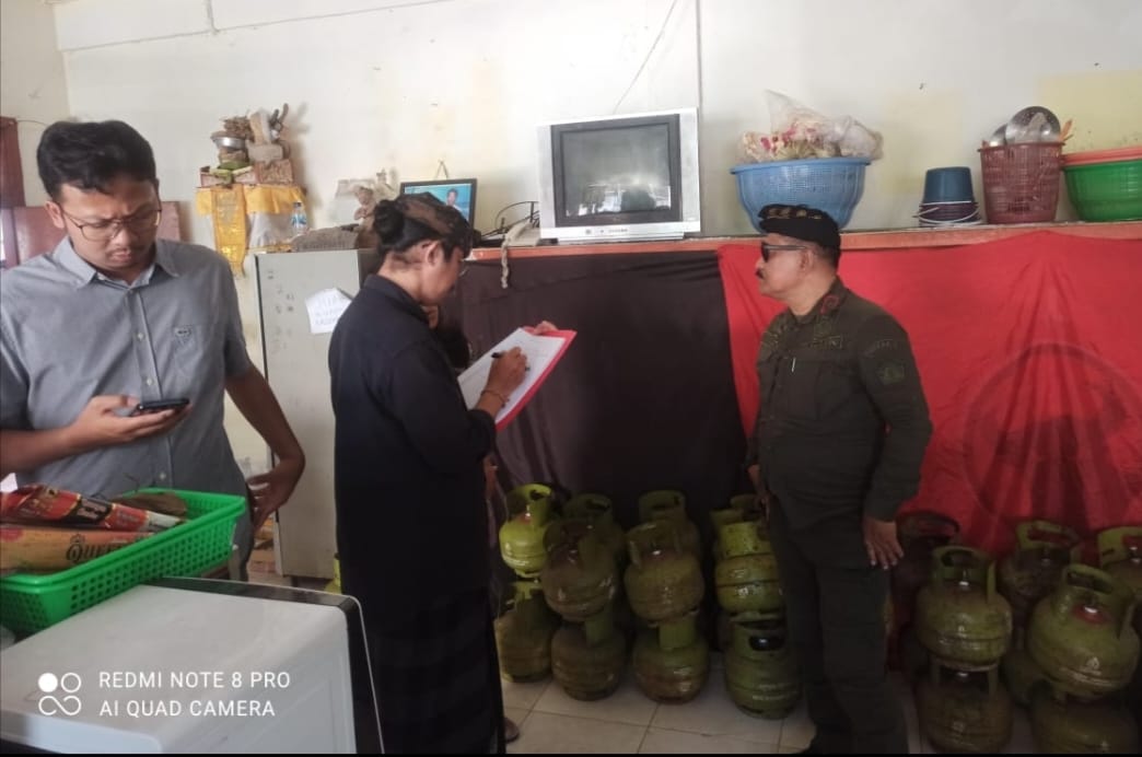 Sidak Pangkalan di Badung, Tim Satgas Pengawas Terpadu Disperindag Bali Temukan LPG 3 Kg Dijual Diatas HET