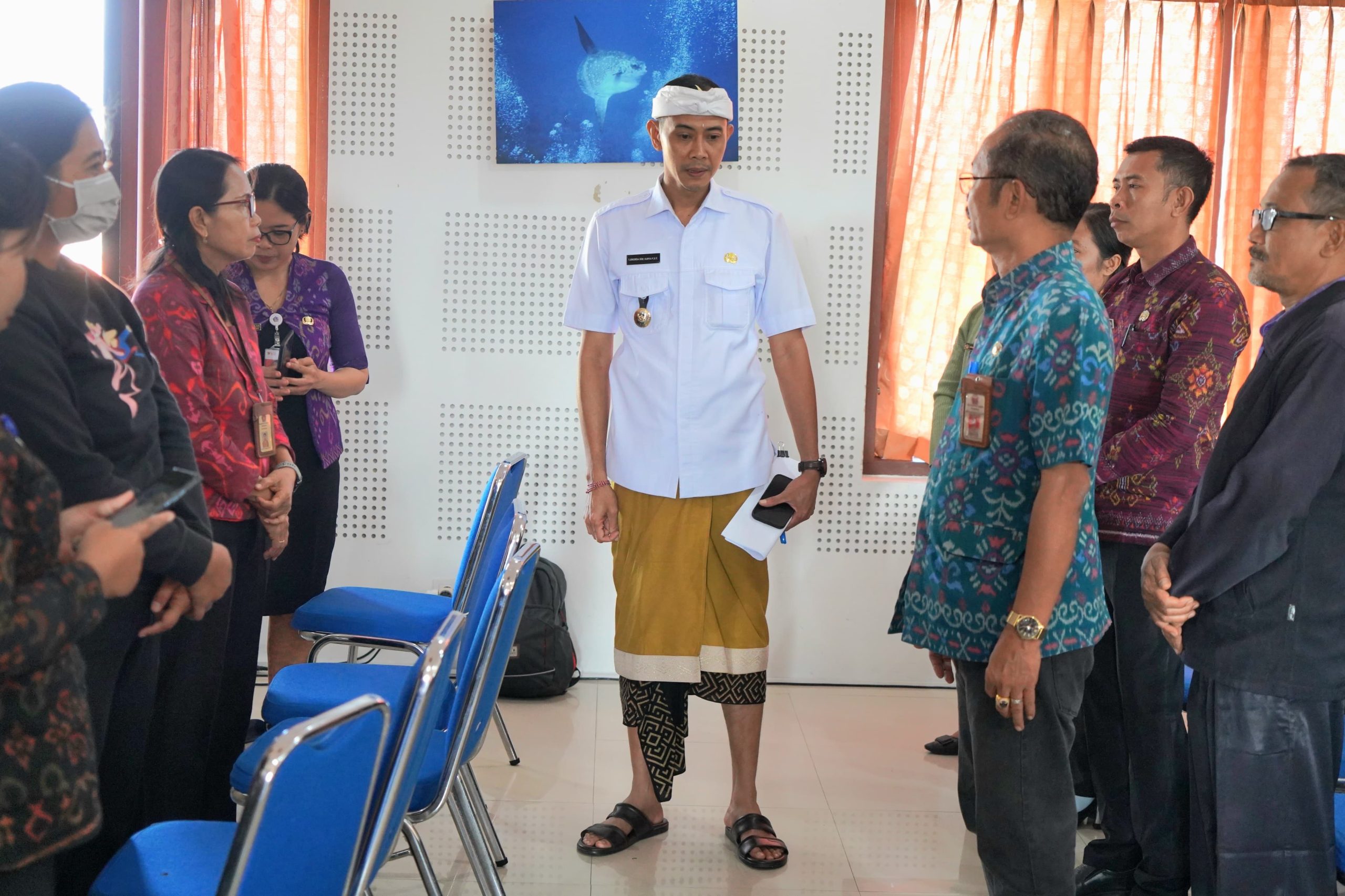 Evaluasi Realisasi Pendapatan Pajak, Wabup Tjok Surya Kunjungi Kantor BPKPD