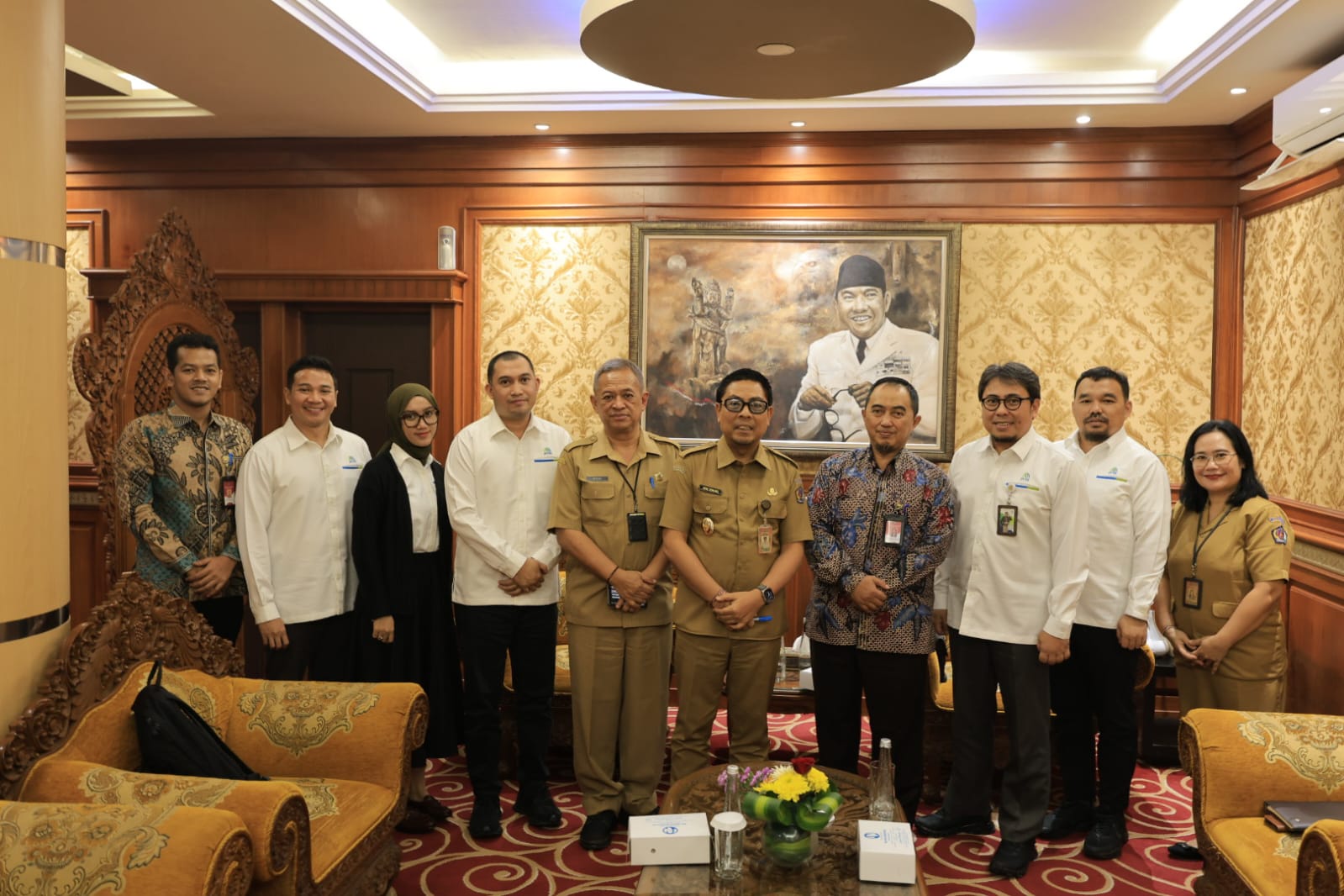 Percepat Pembangunan Infrastruktur, Wawali Arya Wibawa Terima Direktur Pendapatan Daerah Kemendagri Terkait KPDBU