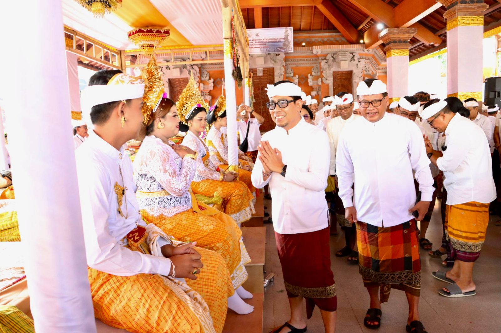 Wawali Kota Arya Wibawa Apresiasi Karya Atma Wedana Mamukur, Nyatur Rebah Utama, Mapenawaratna dan Maetatah Kinambulan Desa Sidakarya
