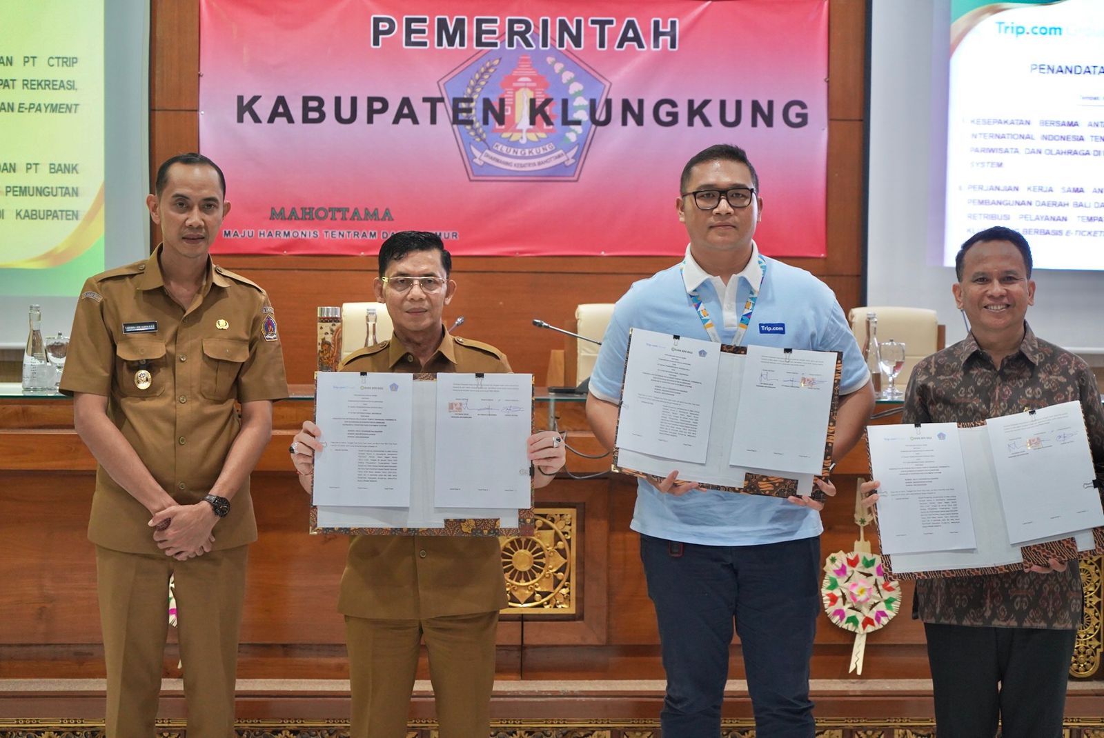 Gandeng Ctrip dan BPD Bali, Bupati Satria Optimalkan Pungutan Retribusi Wisata Berbasis E-Tiketing dan E-Payment