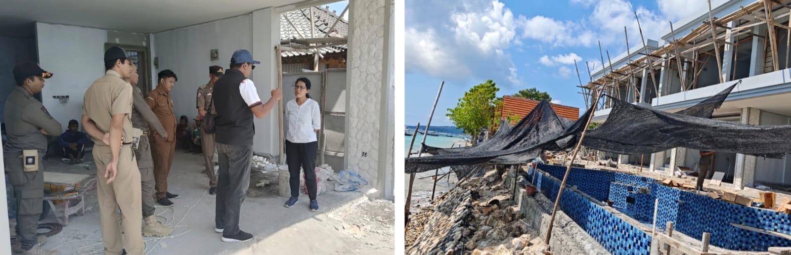 Tanpa Izin, Pembangunan Fasilitas Pariwisata di Nusa Penida Dihentikan Sementara