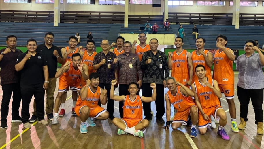 Denpasar Raih Juara Turnamen Basket Bapor Korpri Provinsi Bali
