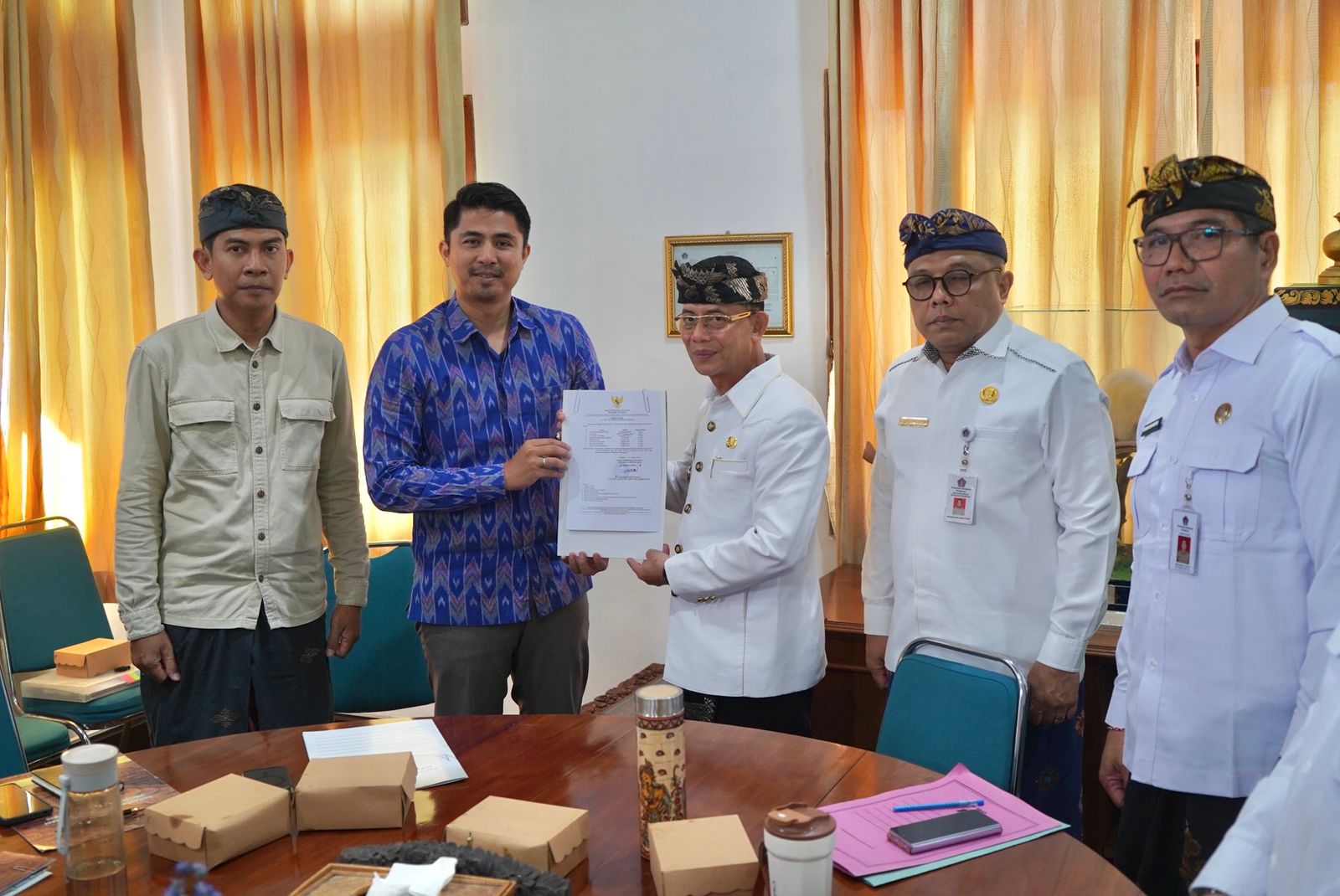 Buati Satria Terima Entry Meeting dari BPK Pengelolaan Pajak dan Retribusi Daerah