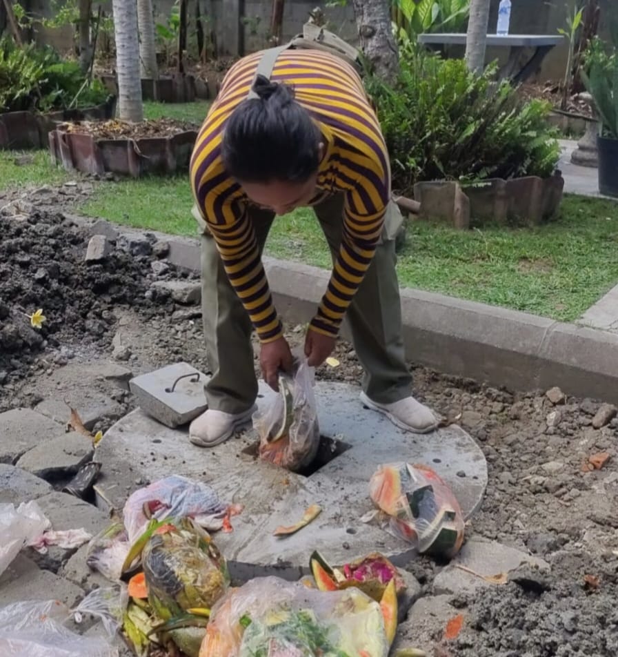 Kantor Camat Denbar Olah Sampah Organik, Miliki Teba Moderen dan Mesin Pencacah