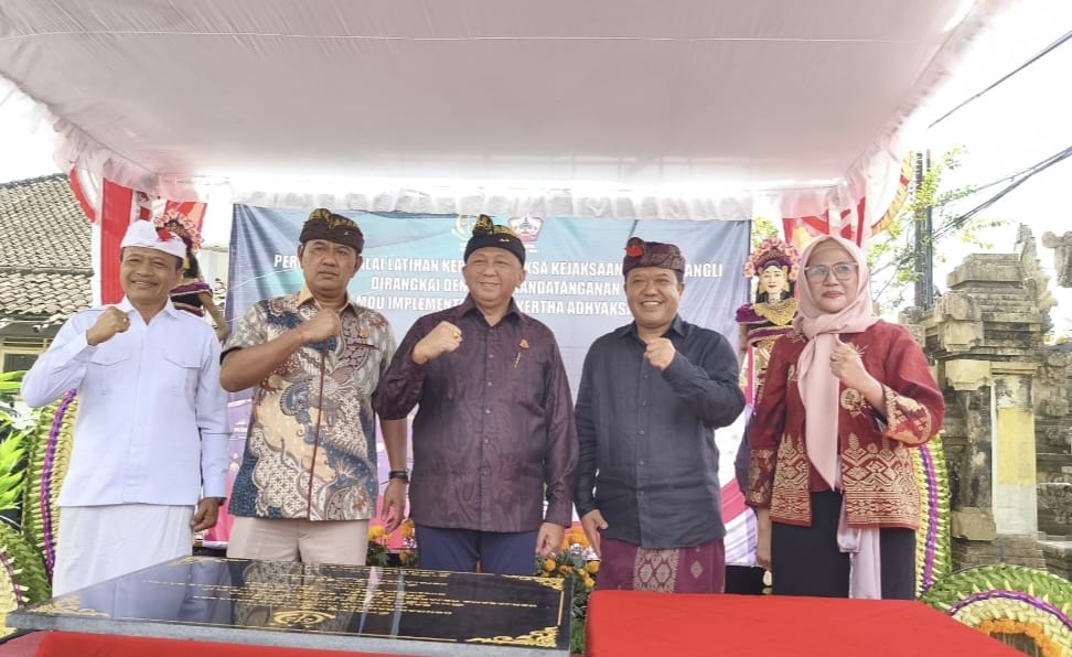Kejari Bangli Resmikan Balai Latihan Kerja Adhyaksa Berkolaborasi dengan Pemkab Bangli