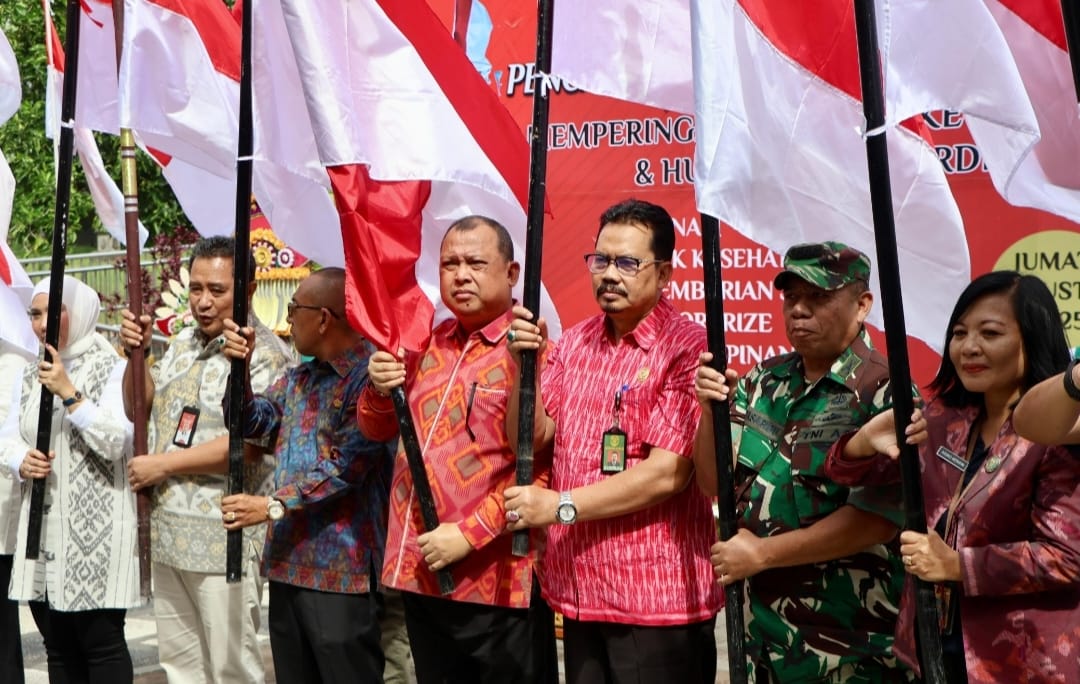 Sambut HUT Ke-80 RI dan Hari Jadi ke-67 Provinsi, Bali Kibarkan 10 Juta Bendera Merah Putih