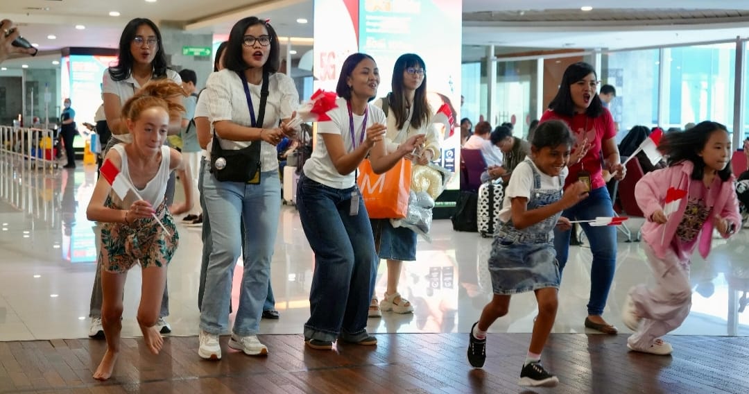 Semarak Hari Kemerdekaan, Detik-detik Proklamasi Bergema di Penjuru Bandara I Gusti Ngurah Rai